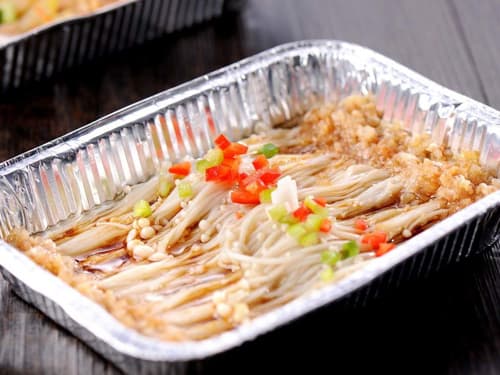 雁塔锡纸烤金针菇